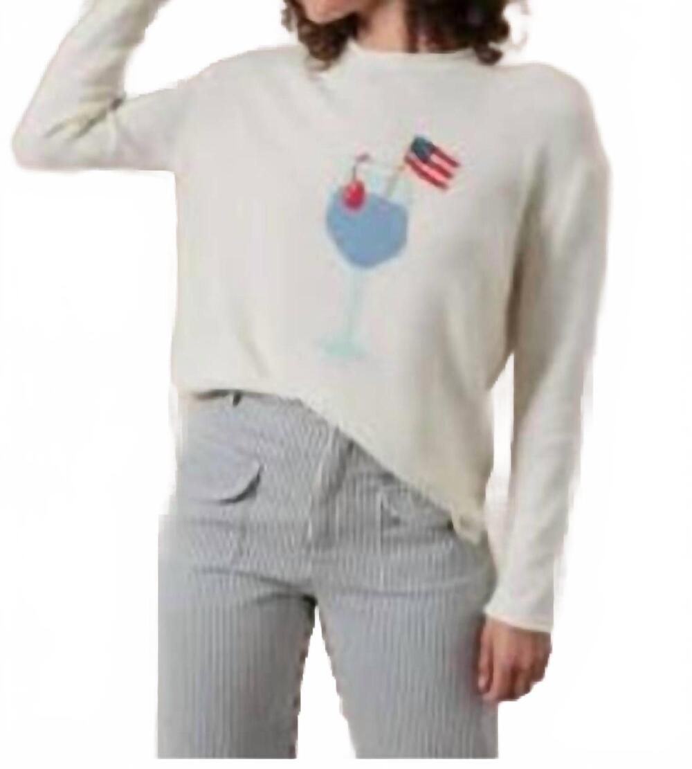 NEW SUNDAY EDITION stars & sips sweater in cream